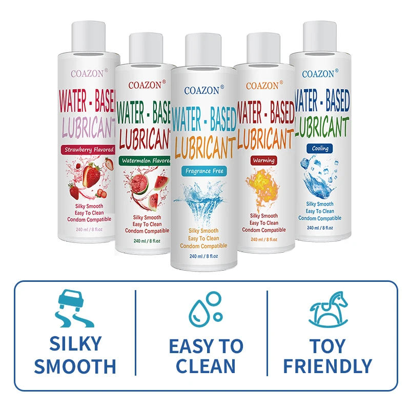 Private Label Strawberry Water Based Personal Sex Lubricant Long Lasting Body Massage Oil Adult lubricant