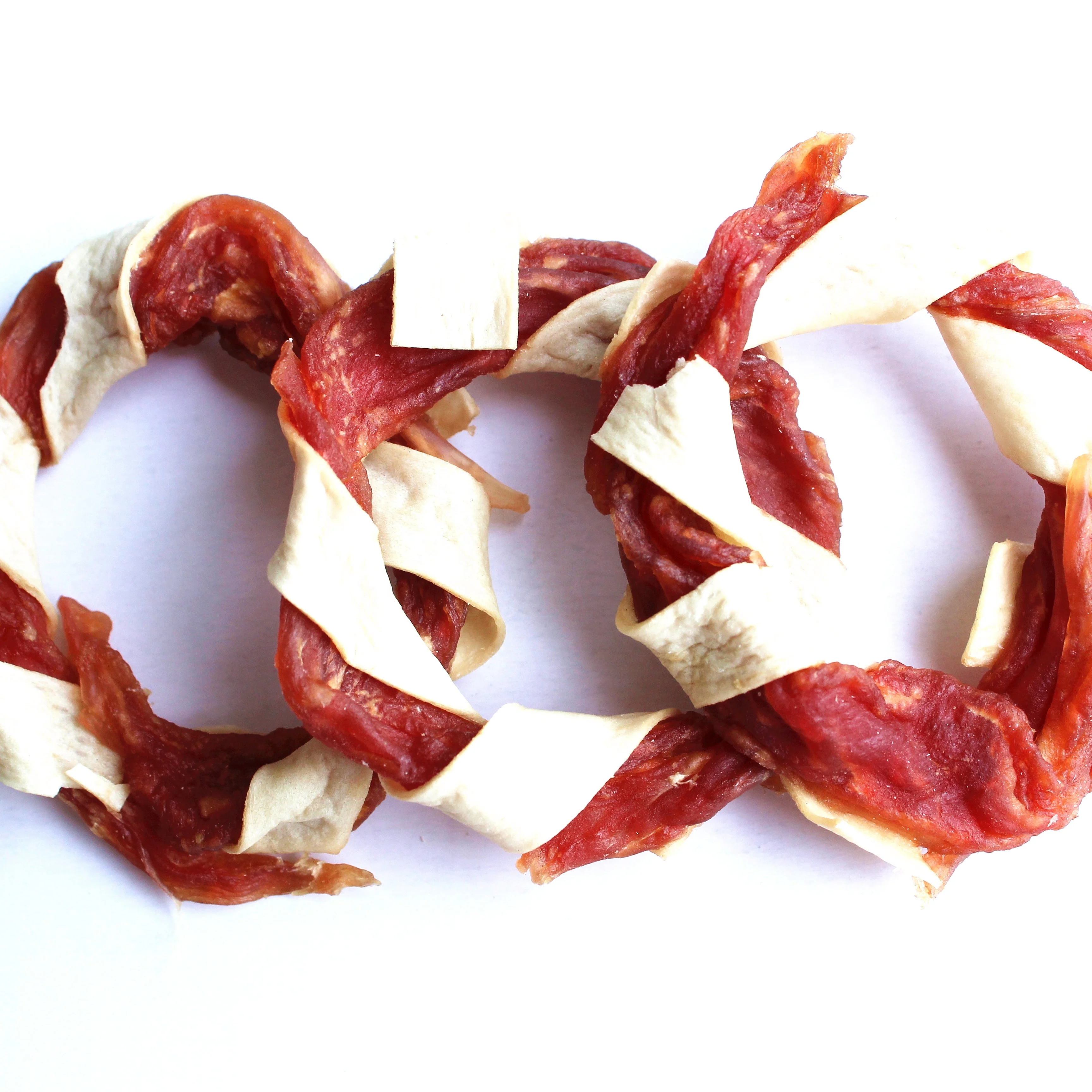 duck cod ring pet food good quality chicken fish ring pet Treats natural duck cod sandwich dog snacks  chicken screw pet food