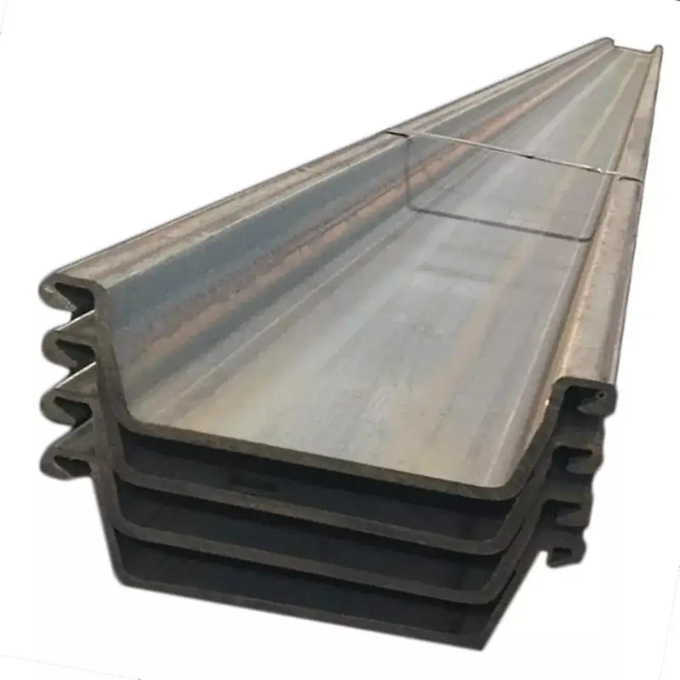 400*100mm 400*170mm Steel Factory Supply Sheet Pile Type 2 Steel Sheet Pile