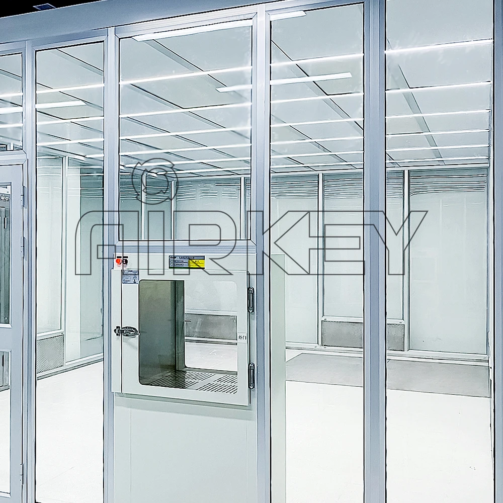 High Quality Good Performance Prefabricate Modular Cleanroom Transparent Glass Wall Excellent Design