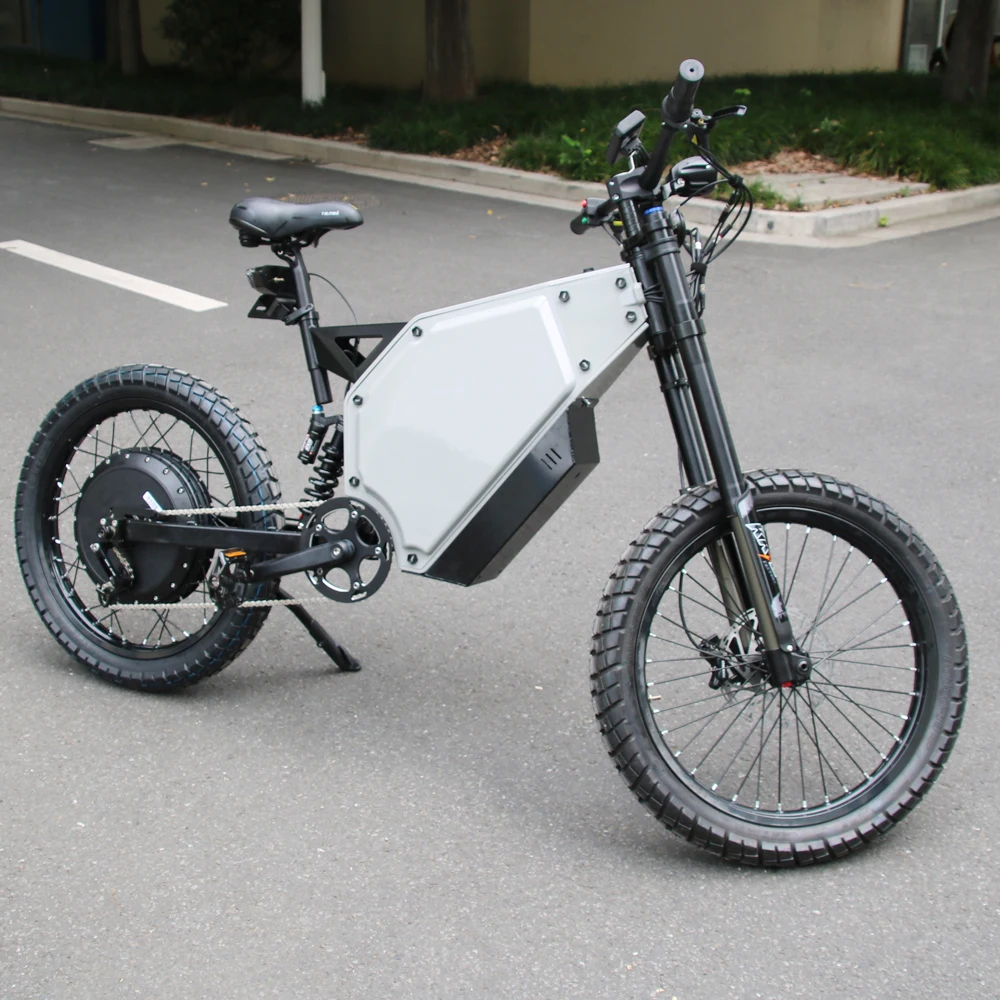 Stealth Bomber 72V Electric Downhill Dirt Bike Large Power 15000W & 12000W Designed for Adult Off-Road Use Lithium Battery