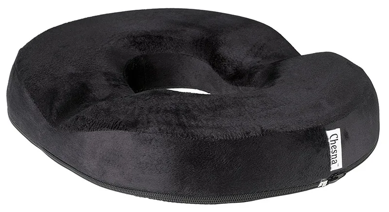 Coccyx Orthopedic Comfort Donut Cushion for Hemorrhoids Memory Foam Donut Seat Cushion