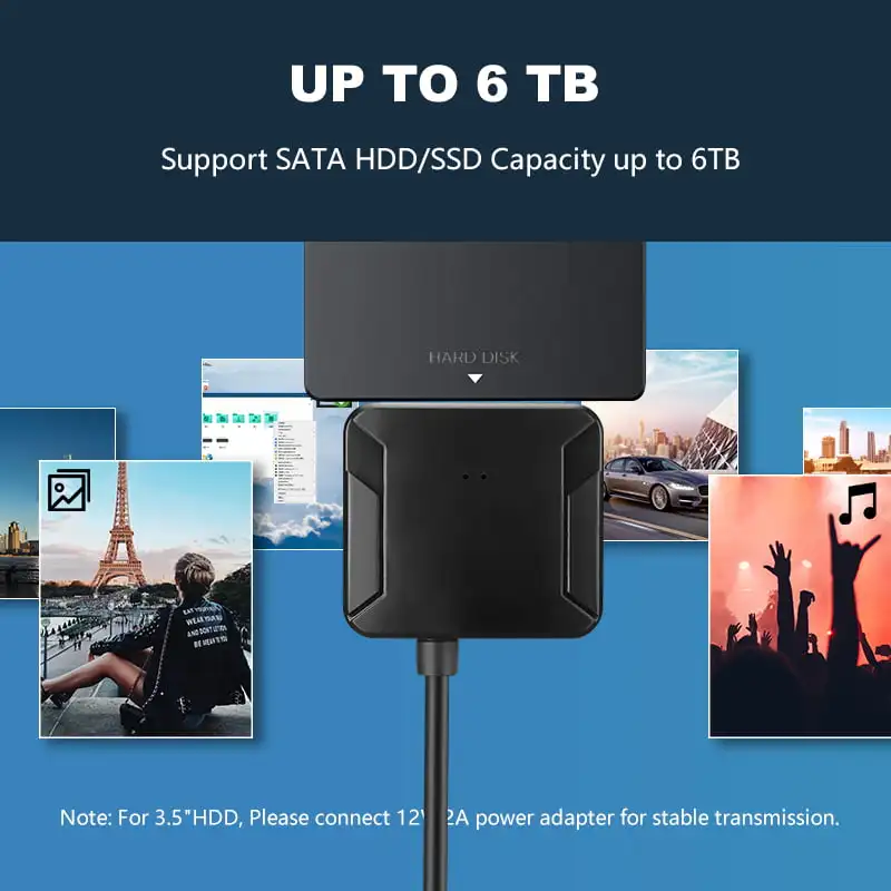 Переходник с SATA на USB Кабель 3 0 жесткий диск 22pin адаптер конвертер для жесткого диска 2 5 дюйма HDD III и