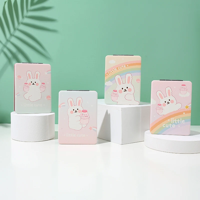 Лидер продаж, карманное прямоугольное зеркало для путешествий, складное мини-зеркало для макияжа