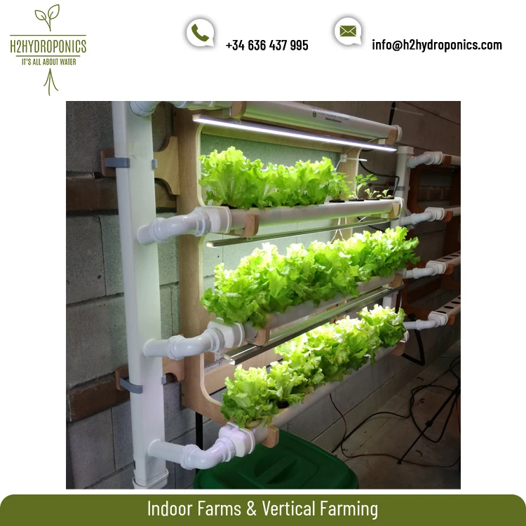 
Spain Best Selling Vertical Pipe Hydroponic System for Plant Growth 