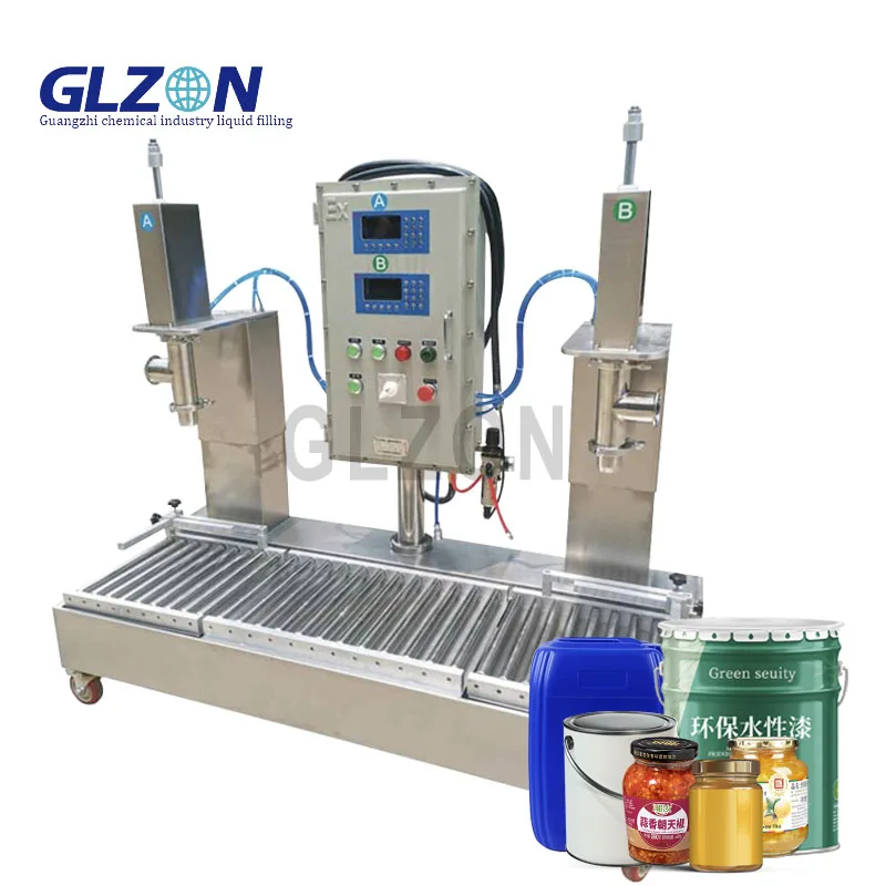 Automatic filling production line water-based paint explosion-proof filling machine