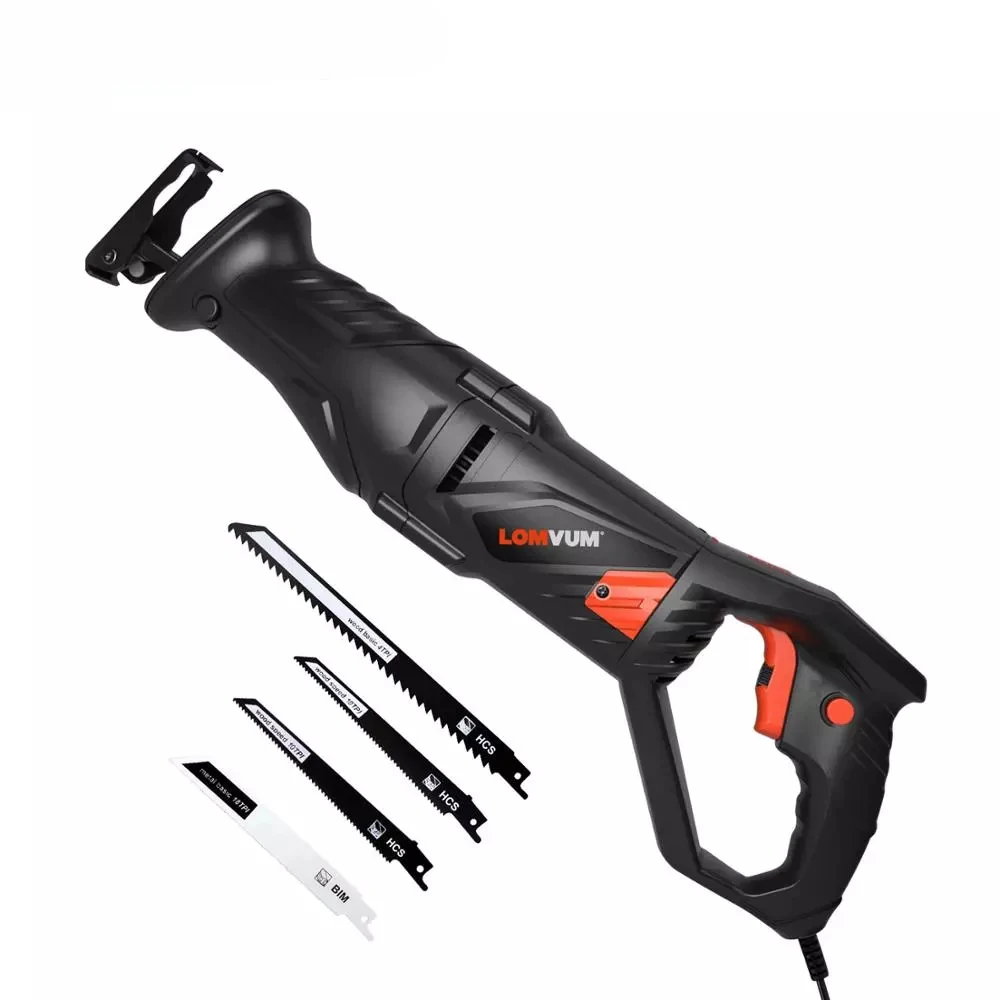 
LOMVUM Electric Saw Parts Reciprocating Saw 13.7 Inch 850W Cutting Power Tools Into Chain Saw Woodworking 