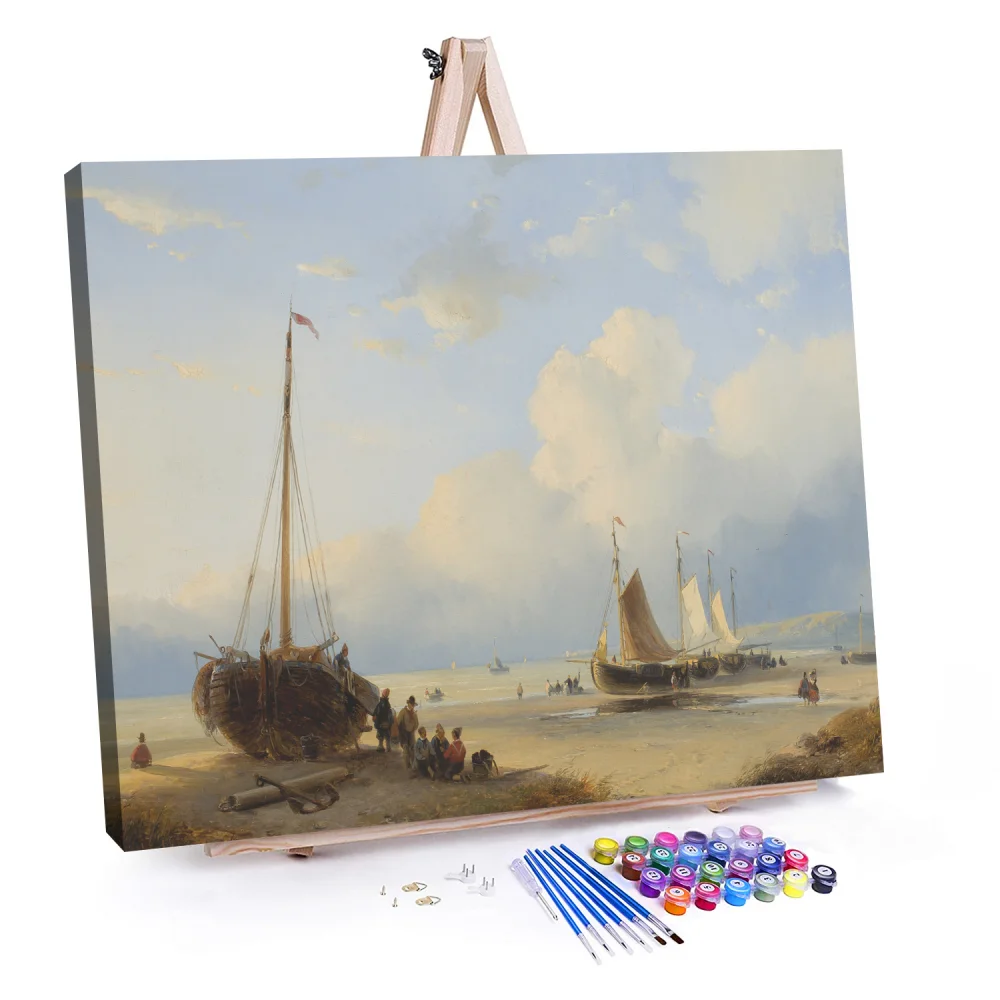 Factory wholesale Diy  oil painting pictures van gogh home decor paintings by numbers