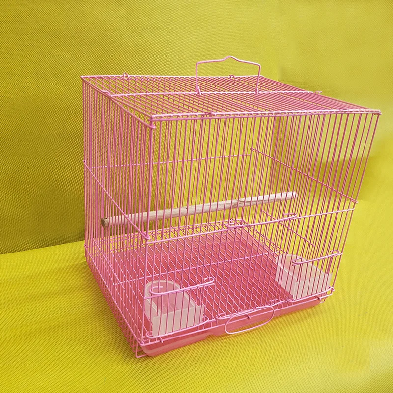 Factory Wholesale foldable large wire pet bird parrot big breeding cage 2021