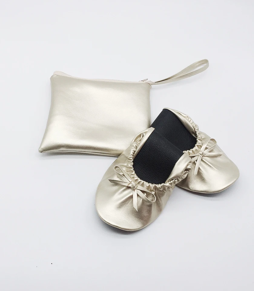 High quality cheap price fashion women foldable ballerina flats shoes for sale