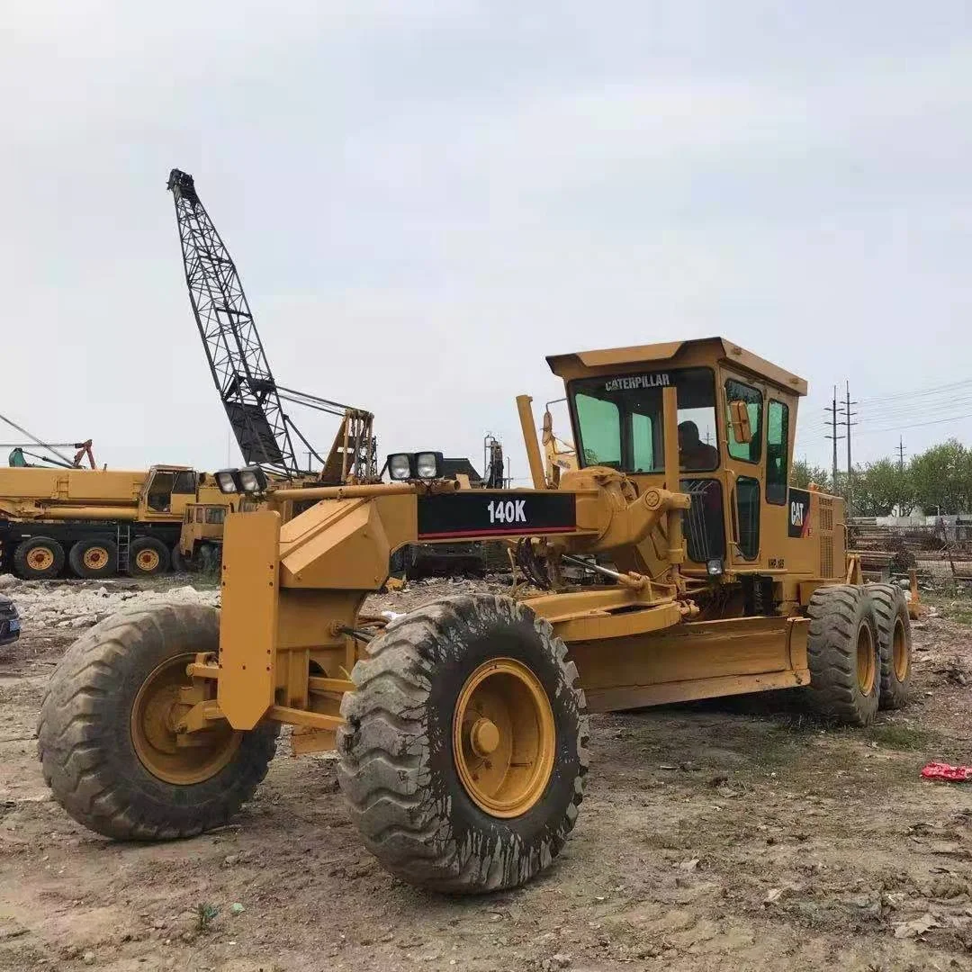 Эффективные низкие цены хорошее состояние б/у автогрейдеры CAT 140K Caterpillar machinery машины 140k