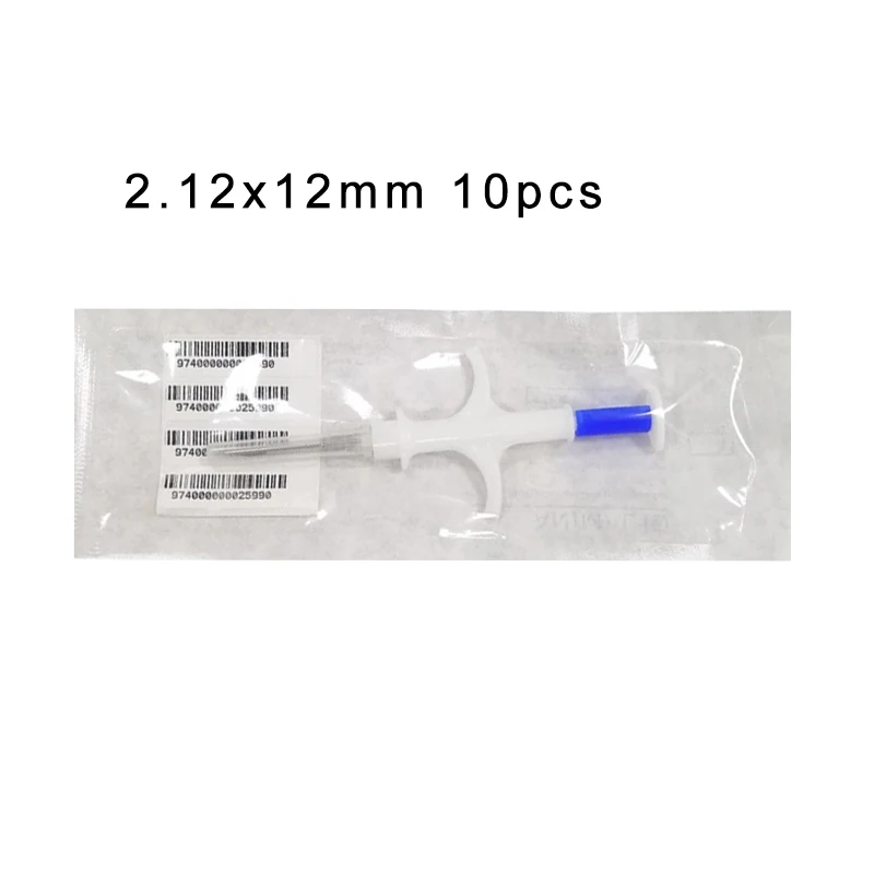 Dog Microchip Animal Syringe ID Implant Pet Chip Needle Vet RFID Injector PIT Tag for Aquaculture Arowana Fish Farm 2.12x12mm