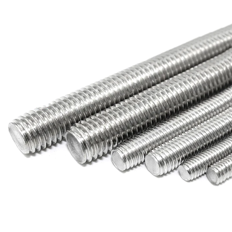High Quality Steel Grade 2 Zinc UNC BSW 1 Meter 2 Meters 3 Meters Thread Rod 1/4 5/16 3/8 7/16 1/2 5/8 Inch Threaded Bar
