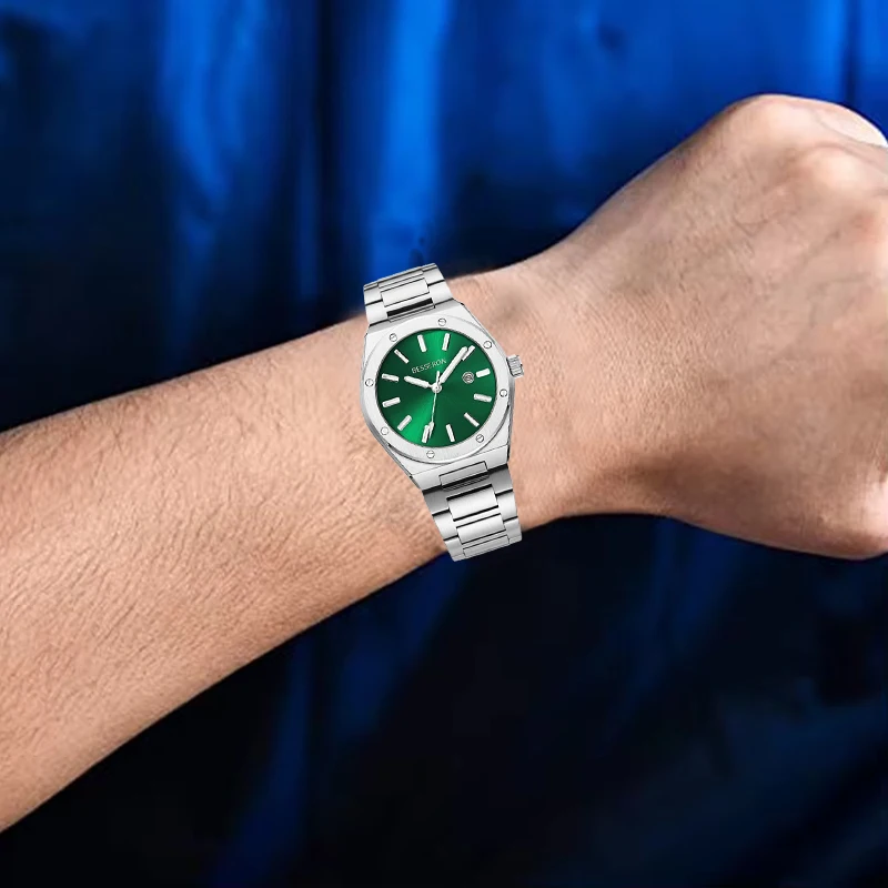 Watch Distributor Custom Logo 42mm Black 5a Waterproof Luminous Minimalist Quartz Watches Reloj De Hombre Luxury Watch For Men