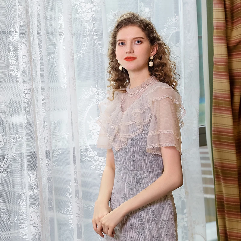 Womens Dresses Trending Elegant Unique Jacquard Sexy Short Dress Girls Party Or Birthday Gift