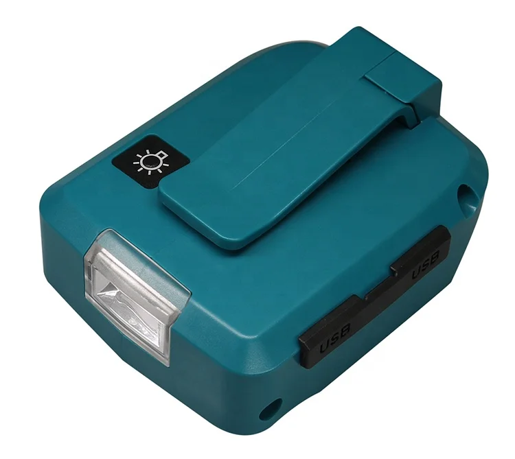 Manufacturer Price Portable Cordless ADP05 Adapter For Makita Battery Power Source Two USB port charging For Electric