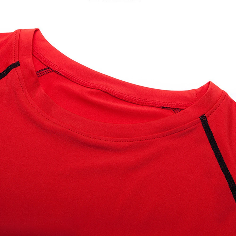 Running and sports tight fitting clothes high elasticity breathable mma rash guard set men short sleeves Fitness suit