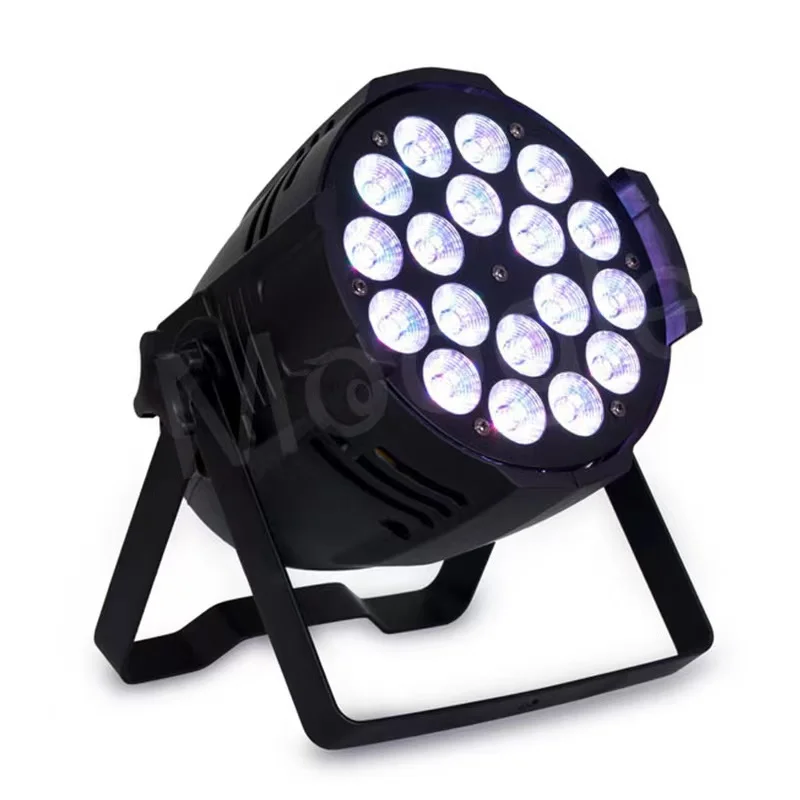 18 pcs 10w LED par RGBW 4in1 full color wedding uplights dj disco DMX stage lighting LED par light