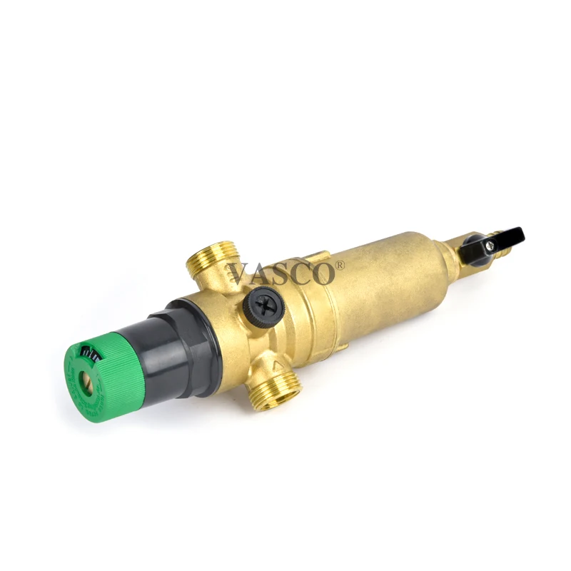 40 microns Water Purifier  Water Line Pre Filter brass Prefilter Water Pre Filter with pressure gauge
