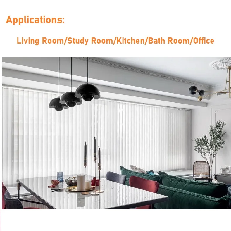 Curtain Manufacture Vertical Fabric Rolls Vertical Blinds Curtain Blind  For Window