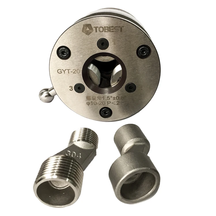 TOBEST M6-M10 axial Thread rolling head for CNC machine  lathe milling machine  high precision thread rolling systems