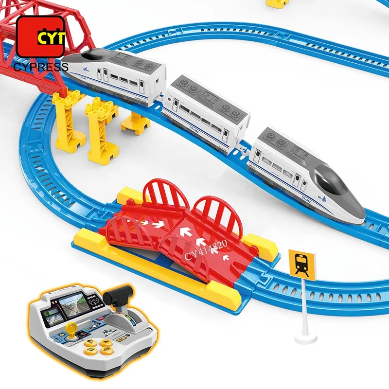 R/C Train Toy Educational Play Train Railway Track Toy For Kids