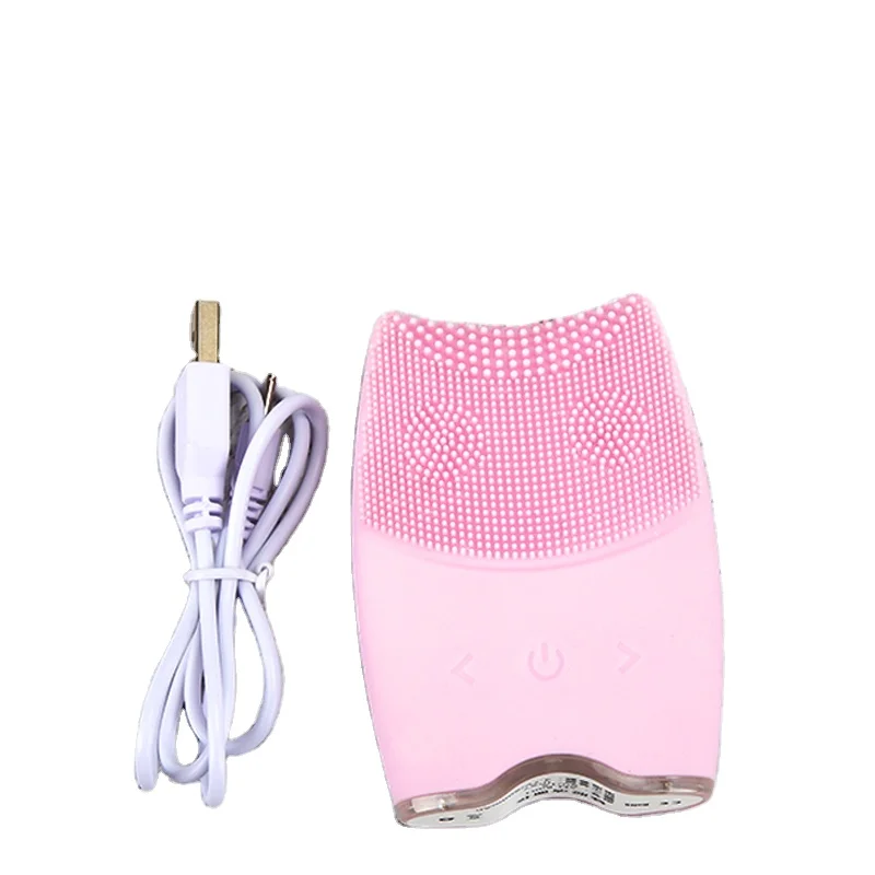 
Amazon hotselling facial brush rechargeable facial exfoliating brush shrinking pores electric face brush facial cleansing 
