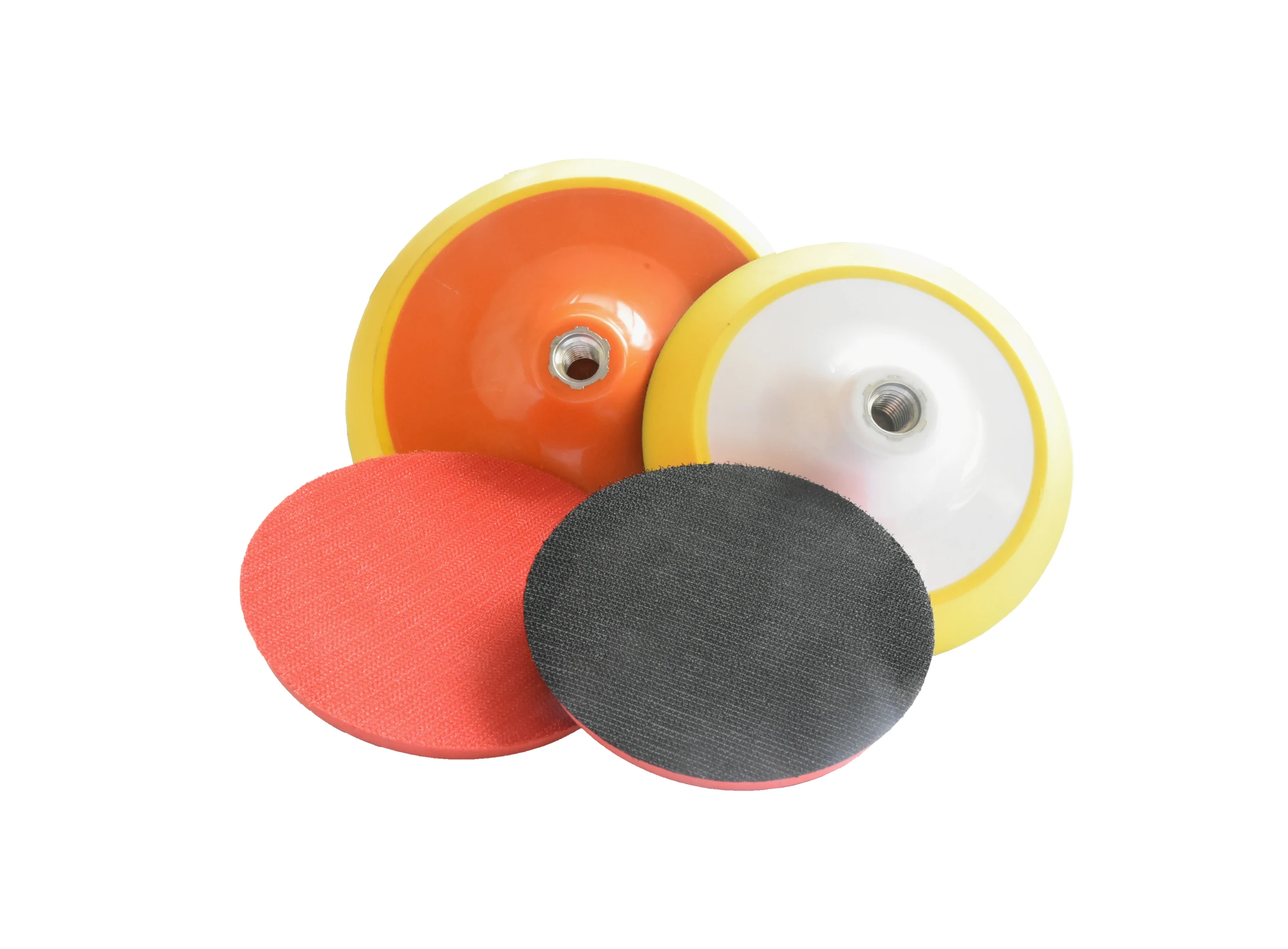 Hot Sales Red Round Hook and Loop Backing Pad Polishing Wheel Car Polishing Pads Sanding Pad Used with Angle Grinder