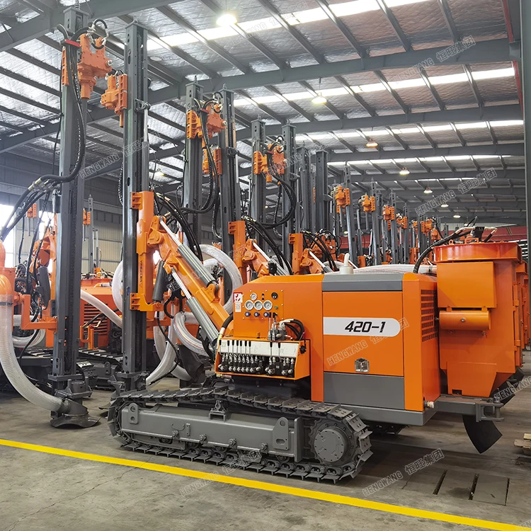 big sale fast drilling speed dth hammer 100 meter drill rig DTH pneumat drill rig for sale