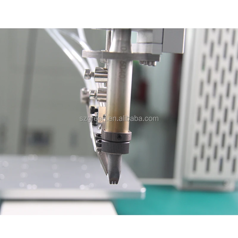 Green Cheapest Price Strong Factory Desktop PC Type Soldering Machine SI10R-S4 Semi Auto PCB LED SMT Welding Soldering Robot