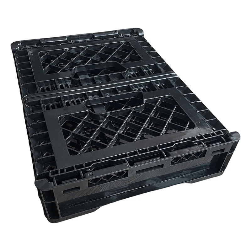 China Manufacture Wholesale Heavy Duty 16 20 24 Quart Folding Foldable Plastic Milk Crate