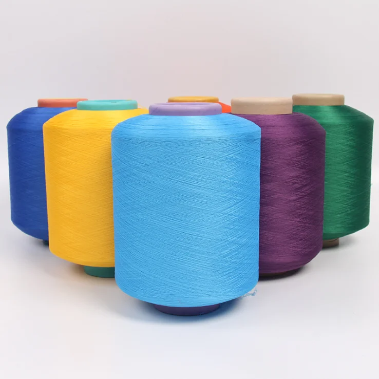 
High elastic acy covered spandex yarn 30D 75D polyester for sock yarn 