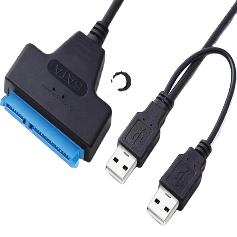 USB 2.0 To SATA Hard Drive Adapter Cable SATA Data Cord for 2.5 Inch Hard Disk Drive HDD Line