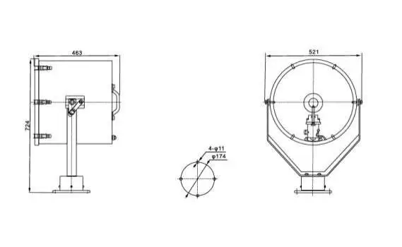 TG28-B Marine Searchlight IP56