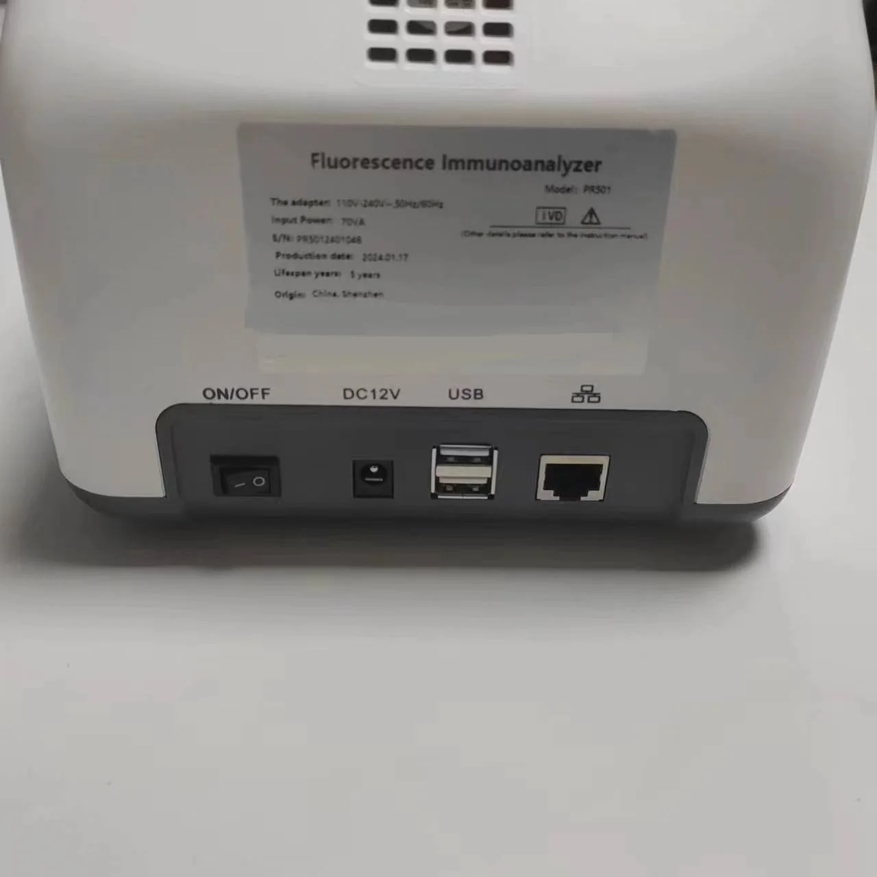 PR501 Quality Price 7-inch touch screen Immunofluorescence analyzer HbA1c TSH FT3 FT4 PSA test kits