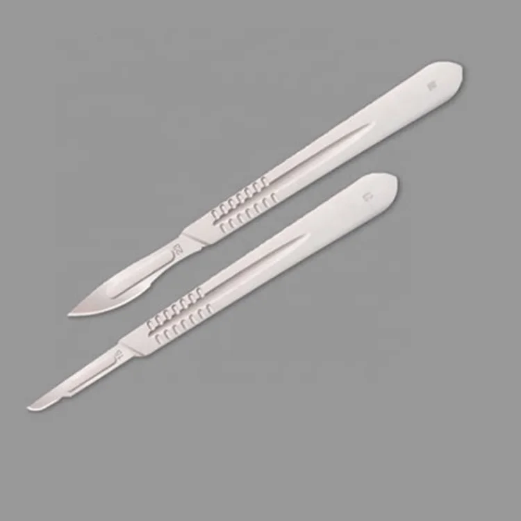 Factory Wholesale Medical Safety Surgical Blade Scalpel With Plastic Handle