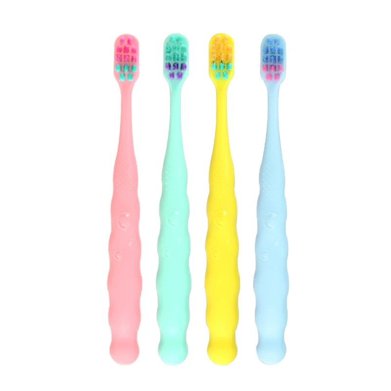 Factory Wholesale Premium Children Soft Bristles Tooth Brush With Color Matte Finish Handle Manual Toothbrush Kids For Oral Care