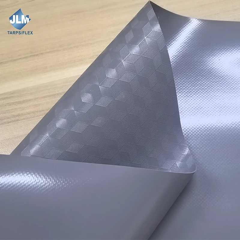 Блоккаут/затемнение 850gsm с ПВХ покрытием брезент Ripstop тканая крышка крыши грузовика анти-УФ огнестойкая универсальная