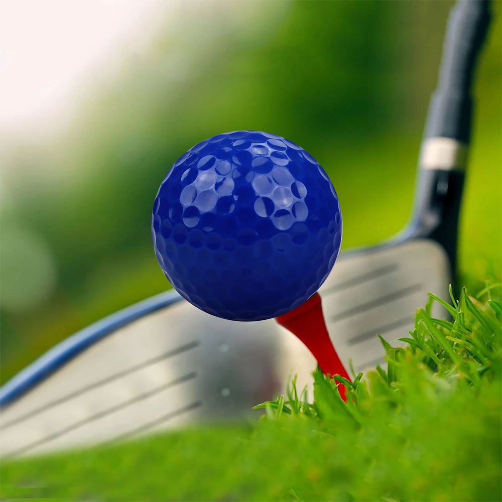 Cheap Wholesale OEM Practice Color Golf Ball Bulk OEM Custom Logo Driving Range Mini Golf Balls