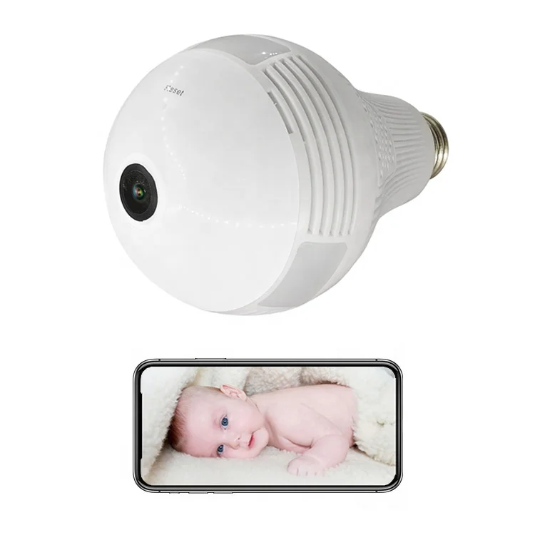 Умная IP-камера с лампочками для системы видеонаблюдения, 1080P, Wi-Fi, датчиком движения и удаленным просмотром