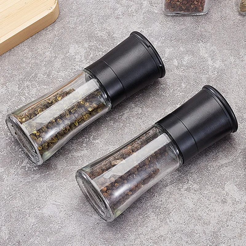 Spice Herb Tools Refillable Manual Commercial Dry Spice Grinder Seasoning Bottle Sea Salt And Pepper Grinder