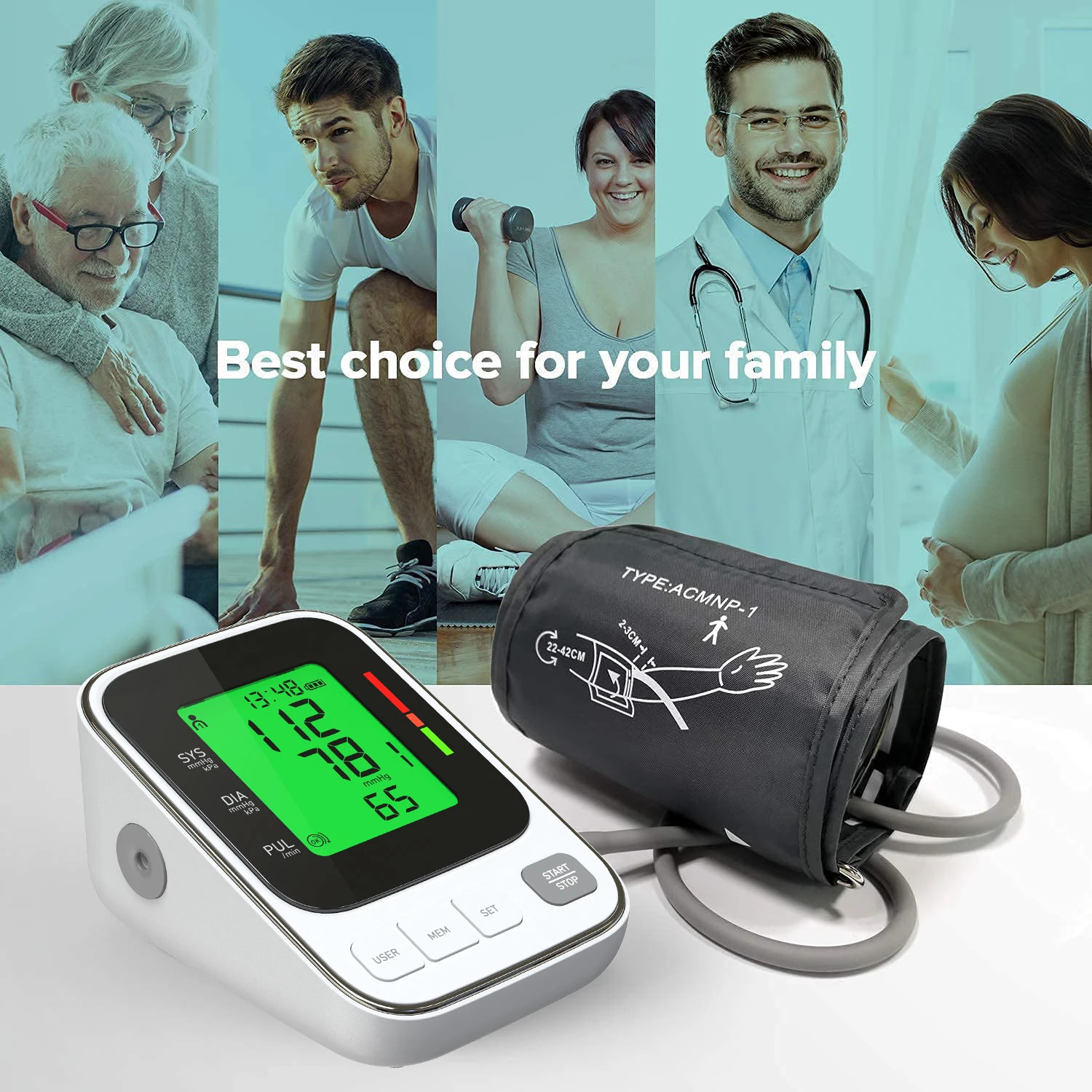 Guangdong Manufacturer Supply Medical  Device Blood Pressure Monitor  For Home Use