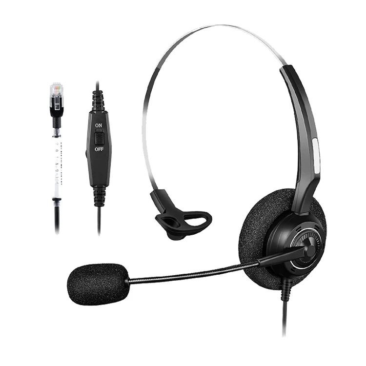 RJ9 Jack Call Center Office Headset