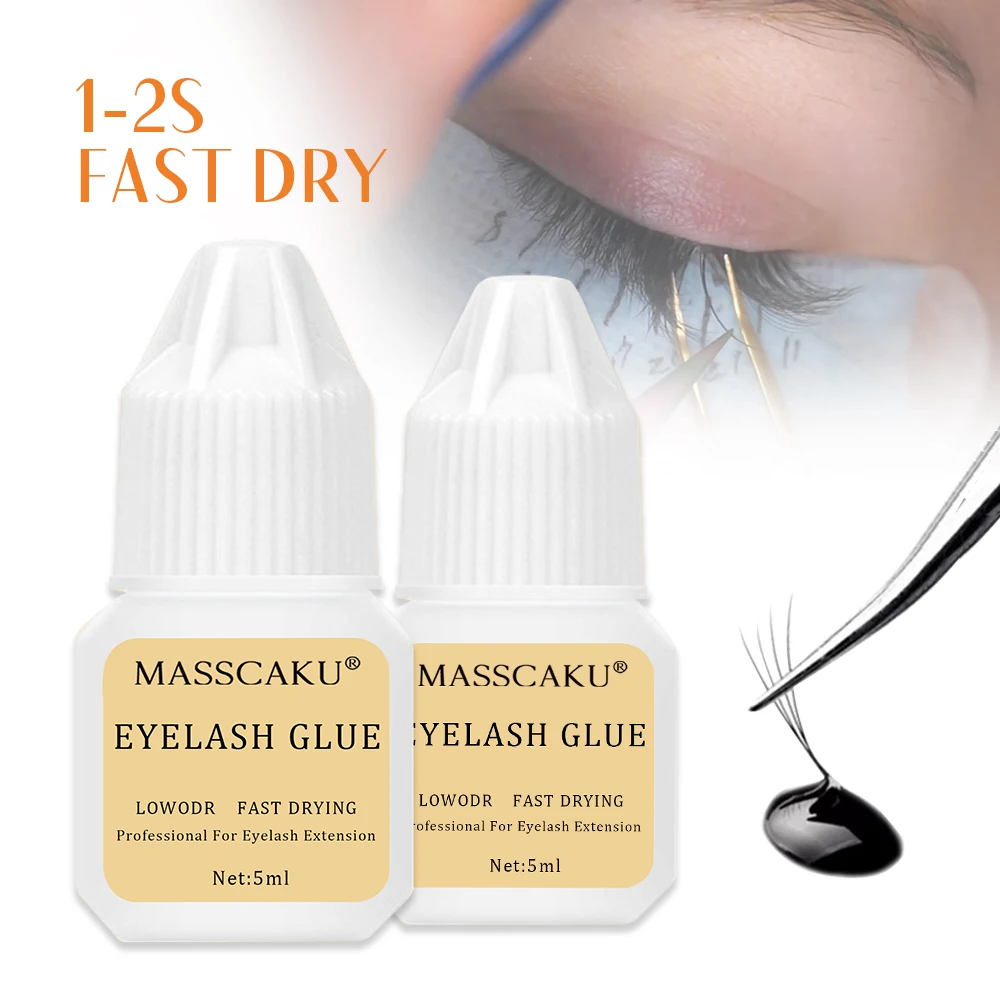 Adhesive Fast Drying Powerful False Eyelash Glue Long Lasting Eyelashes Extension Supplies