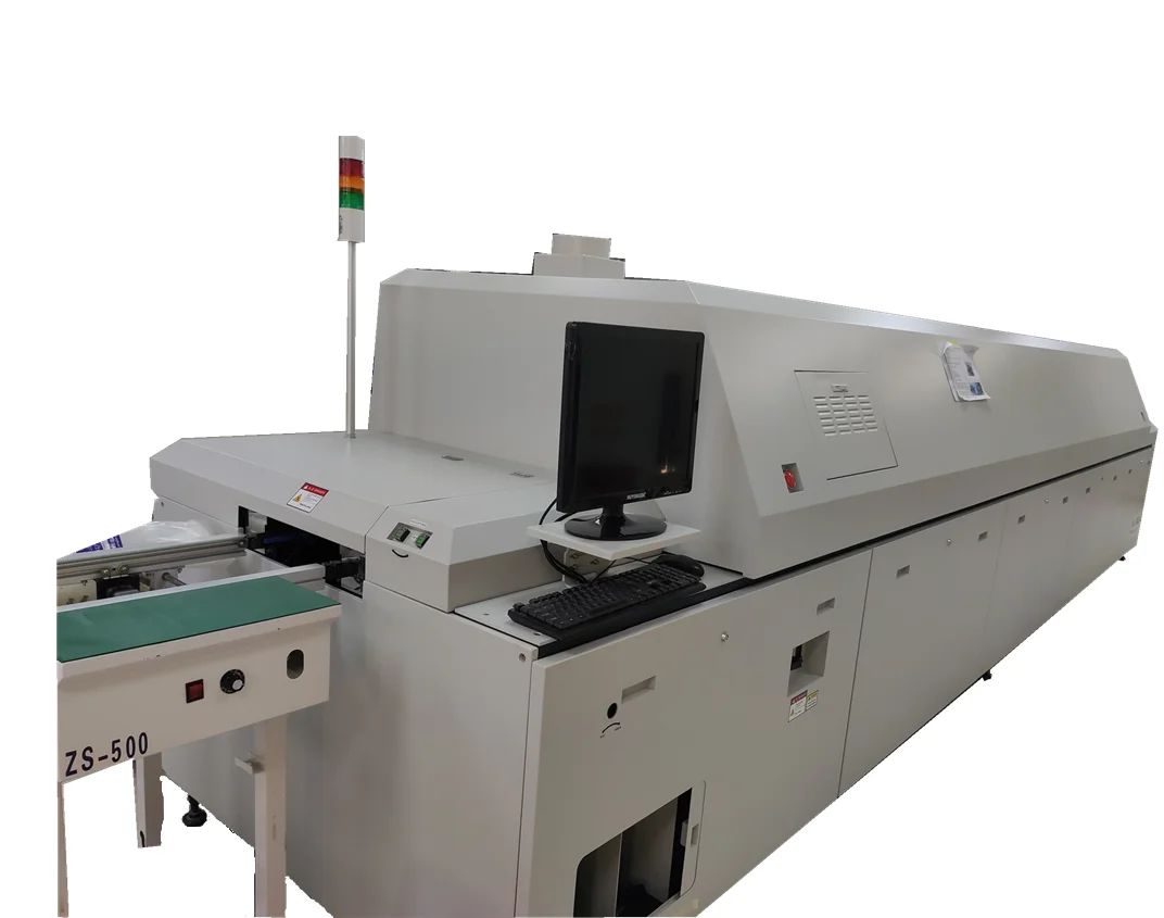  ZS-250 lead-free dual wave soldering machine (touch screen control) for