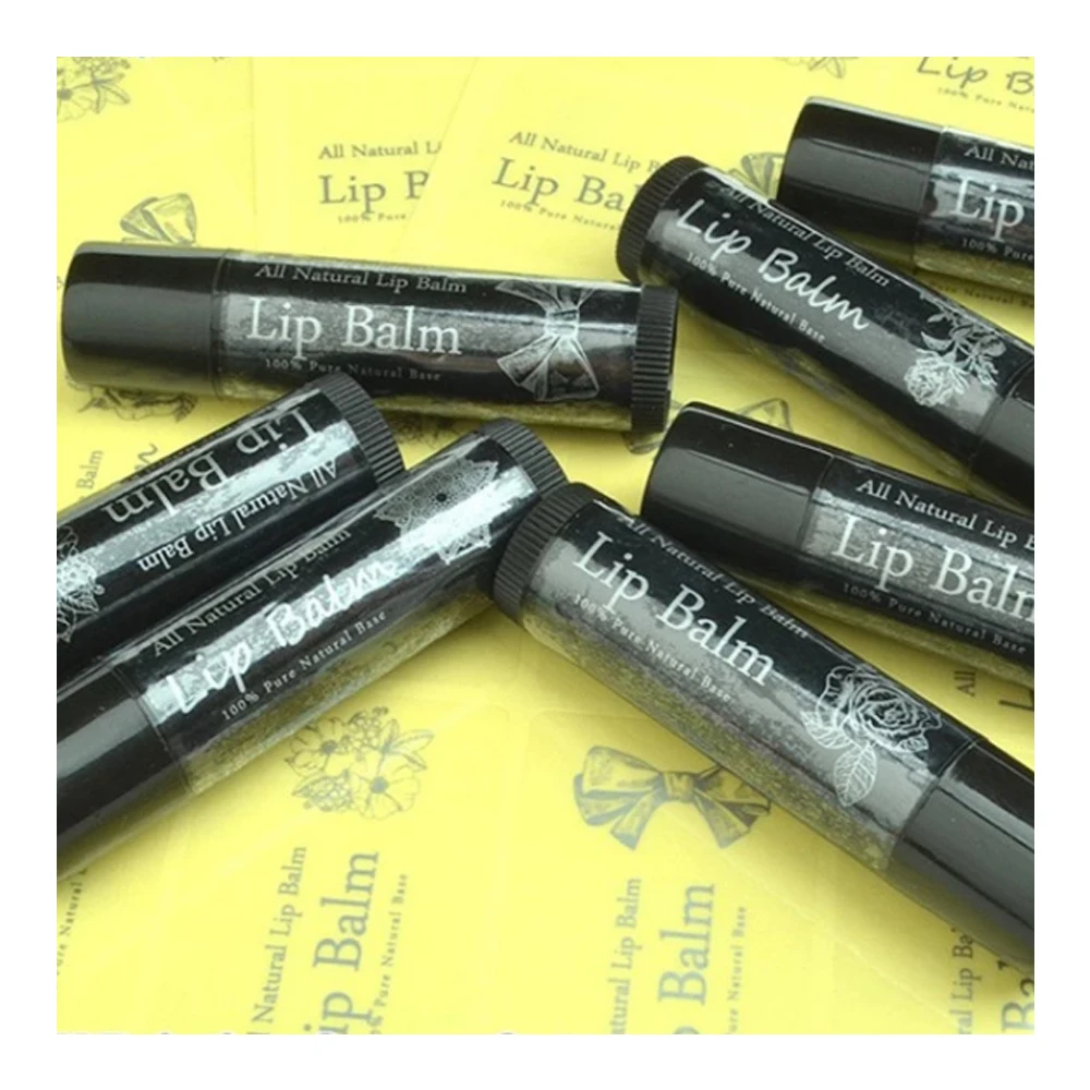 Cosmetic OEM Manufacturer Custom Private Label Make Your Own Private Label Lipstick Sticker with Logo