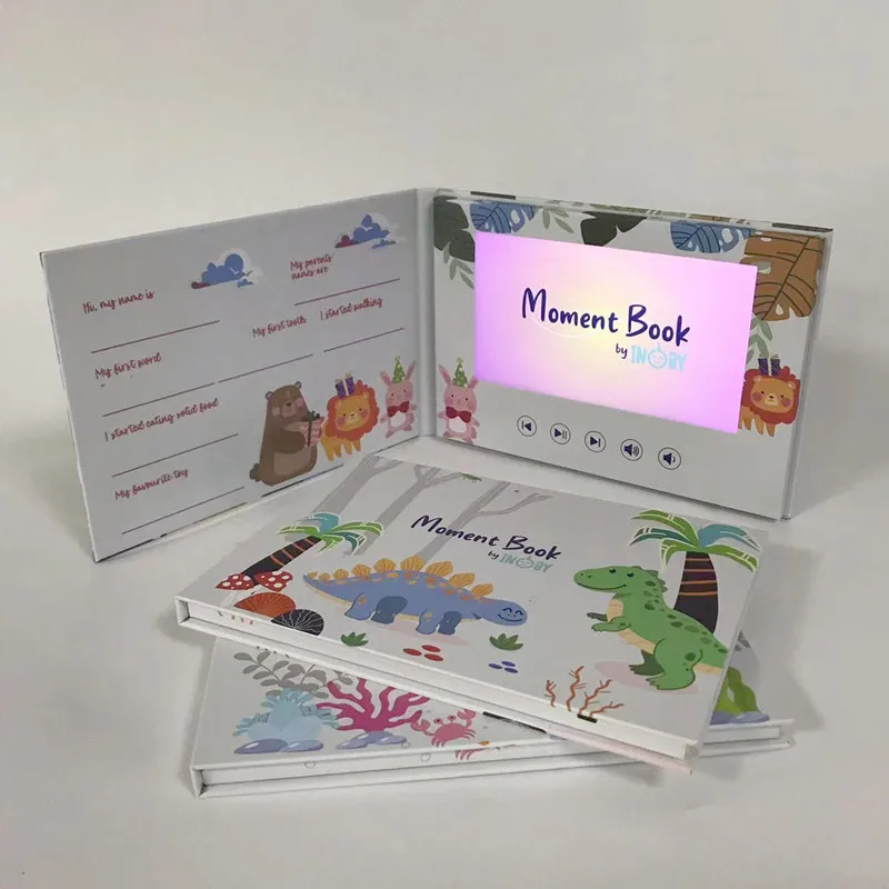 2023 Best Selling China Homemade lcd Brochure Video Card 7 Inch ips lcd Screen Gift Video Brochure Card for Business Marketing