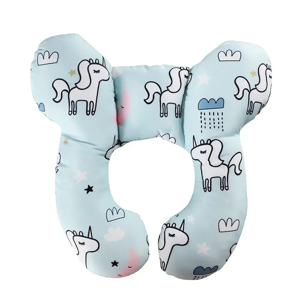 Детская дорожная подушка для поддержки головы и шеи, подушка для прогулок, автомобильных сидений, путешествий