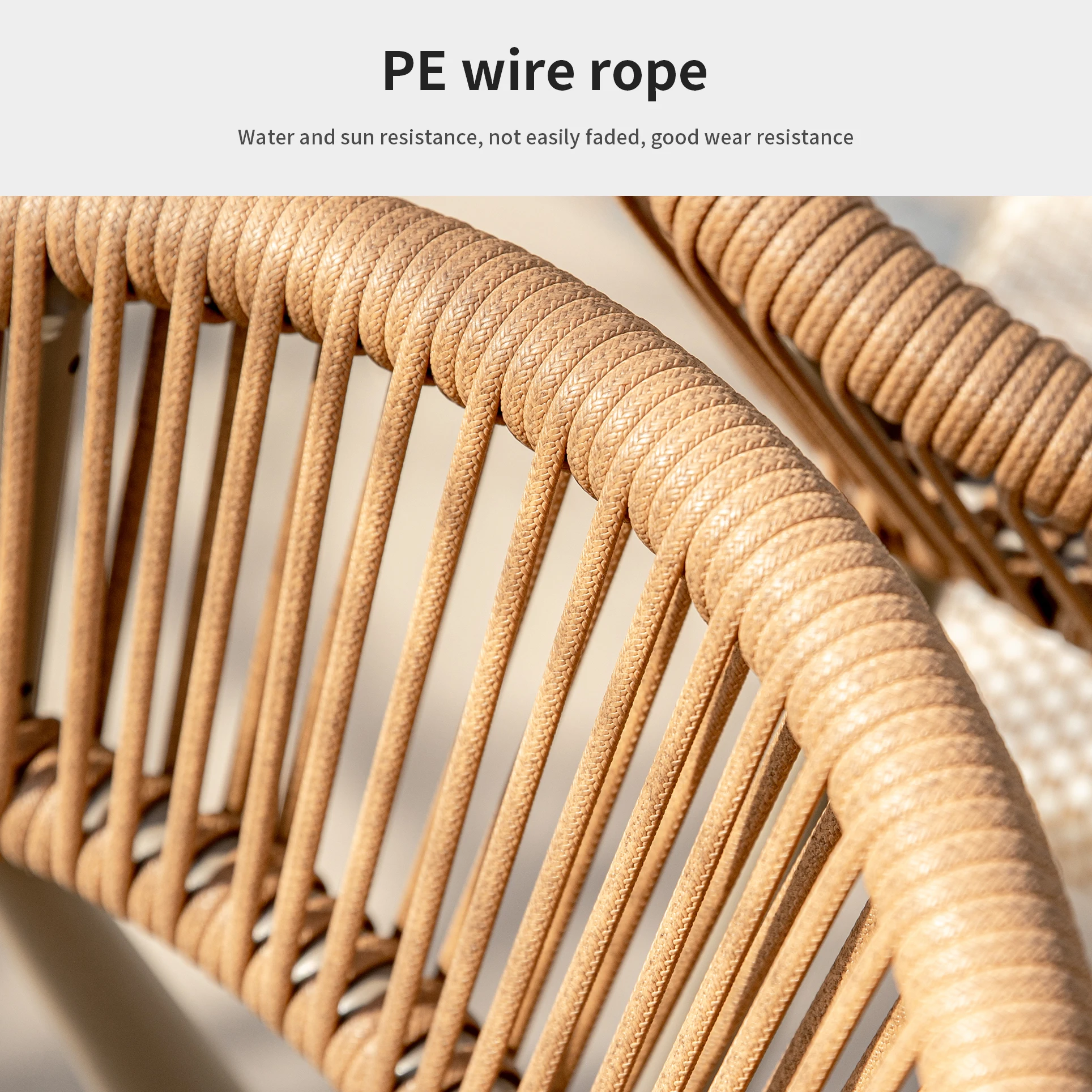 Dining Canteen Restaurant Chair Table Set Home Outdoor Garden Stackable Furniture Patio PE Rattan Wicker Chairs