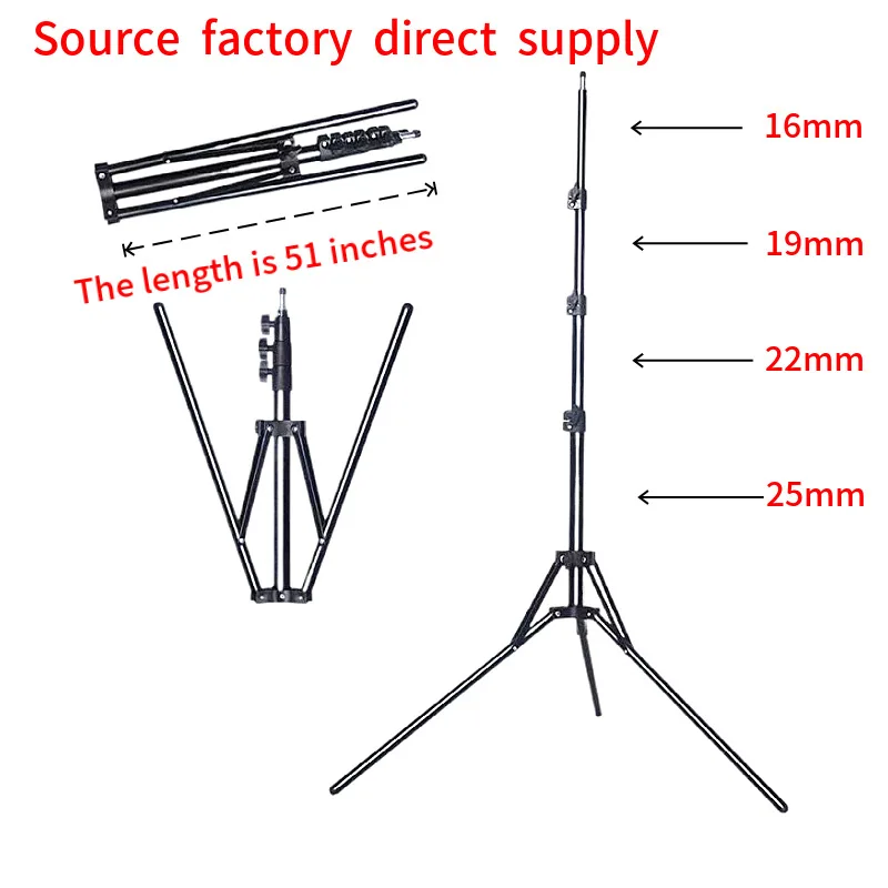 210CM photography and camera equipment can be lifted to the ground for live streaming tripod support